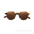 Customized Designer Inspired Brand Cool Cute Round Shape Frame Women Sunglasses Acetate